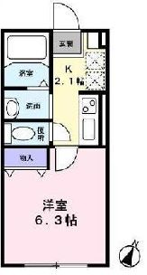 クレール白金台 1階 間取り図