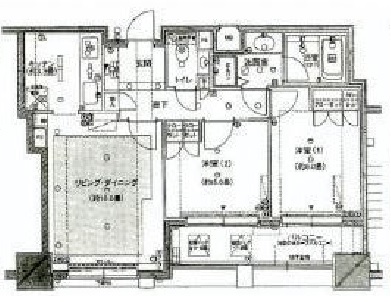 ファミール新宿グランスイートタワー 10階 間取り図