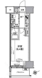 アイル芝浦東京ベイ 4階 間取り図