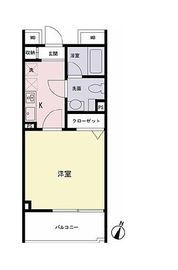 ヴィアラッティア笹塚 1105 間取り図