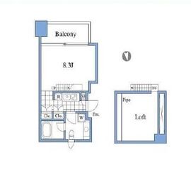 RIZ高輪 507 間取り図