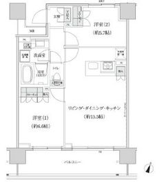 パークハビオ渋谷本町レジデンス 820 間取り図