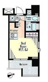 レジディア市谷薬王寺 403 間取り図
