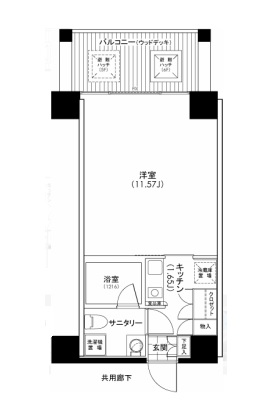 クイズ恵比寿 710 間取り図