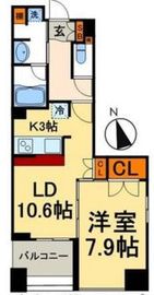 ベラカーサ秋葉原 8階 間取り図