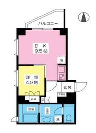 シティスパイア若松町 404 間取り図