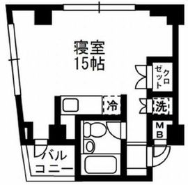 レジディア自由が丘2 303 間取り図
