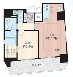 クレイシア文京春日 12階 間取り図