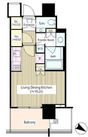 THE ROPPONGI TOKYO CLUB RESIDENCE 12階 間取り図