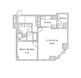 プレミエール一番町 801 間取り図