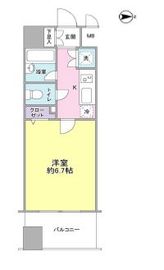 プロスペクト・グラーサ広尾 708 間取り図