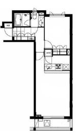 南麻布ウエスト 206 間取り図