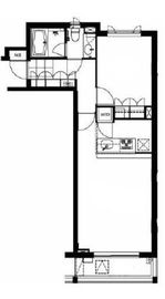 南麻布ウエスト 206 間取り図