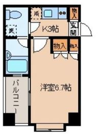 レジディア後楽園 503 間取り図