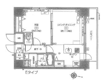ZOOM九段下 9階 間取り図