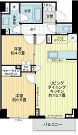 ブランズ六本木 3階 間取り図