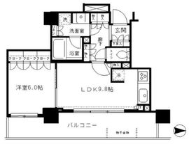 パークタワー秋葉原 13階 間取り図