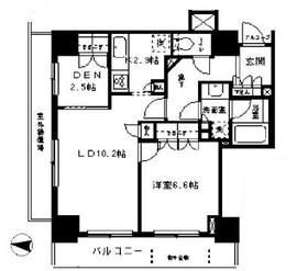 パークタワー秋葉原 6階 間取り図