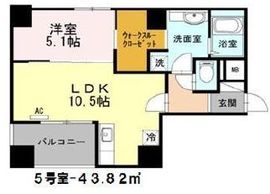 グランディーノ早稲田 205 間取り図