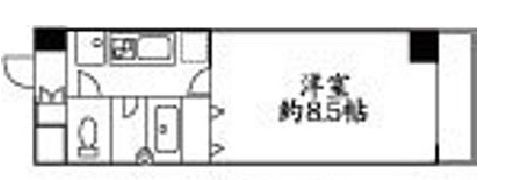 ヒューリックレジデンス参宮橋 302 間取り図