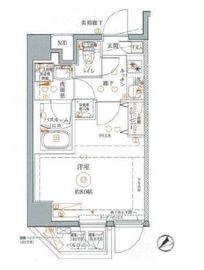 クレヴィスタ文京江戸川橋 2階 間取り図