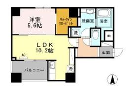 グランディーノ早稲田 705 間取り図