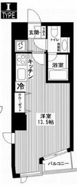 カスタリア新宿御苑 409 間取り図