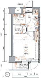 クレヴィスタ文京江戸川橋 103 間取り図