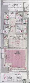エステムプラザ飯田橋タワーレジデンス 806 間取り図