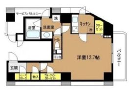 パレステュディオ六本木 13階 間取り図