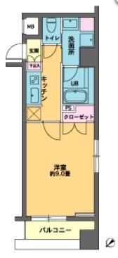 ブランズシティ久が原 707 間取り図