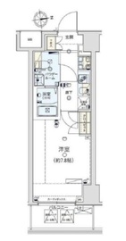 ジェノヴィア東日本橋駅前グリーンヴェール 4階 間取り図