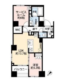 ウィルローズ築地 9階 間取り図