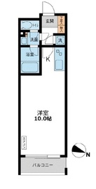 カッシア目黒 413 間取り図