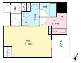 ヴィアラッティア笹塚 1001 間取り図