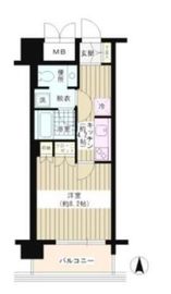 イーストコモンズ清澄白河パークフラッツ 2階 間取り図