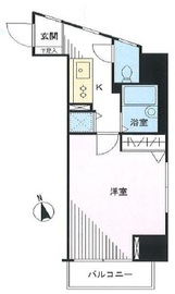 パークウェル麻布 7階 間取り図