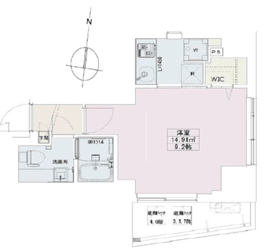中野レジデンス壱番館 403 間取り図