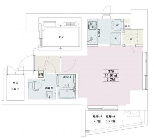 中野レジデンス壱番館 503 間取り図