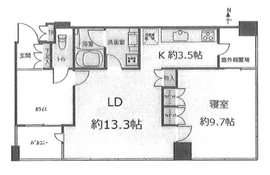 東京タイムズタワー 6階 間取り図