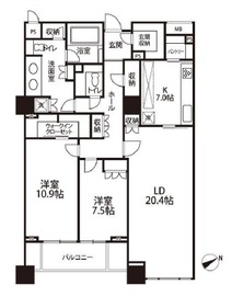 麻布台パークハウス 12階 間取り図