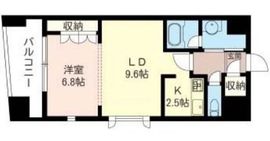 エスティメゾン銀座 1207 間取り図