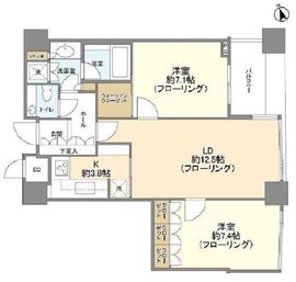 パークコート赤坂ザ・タワー 5階 間取り図