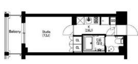 エスティメゾン武蔵小山 103 間取り図