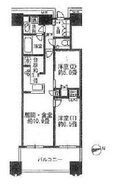 富久クロスコンフォートタワー(Tomihisa Cross)  29階 間取り図