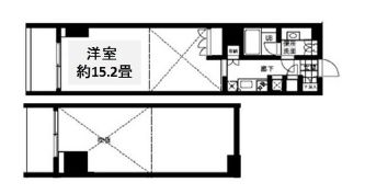 ボルト東新宿 902 間取り図