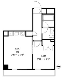 四谷デュープレックスD-R 4階 間取り図
