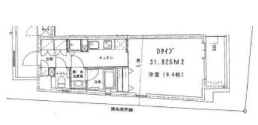 四番町セントラルシティハウス 301 間取り図