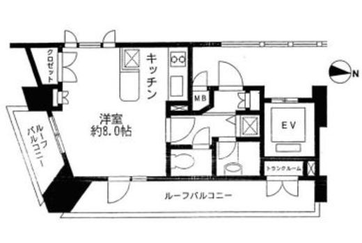 プライムアーバン番町 1001 間取り図