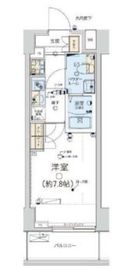 ジェノヴィア東日本橋駅前グリーンヴェール 5階 間取り図